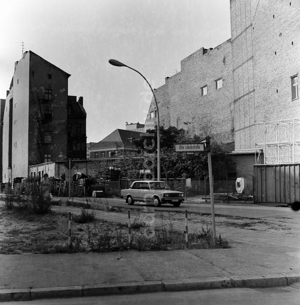 DDR-Fotoarchiv: Berlin - Alte Jakobstraße in Berlin - Mitte