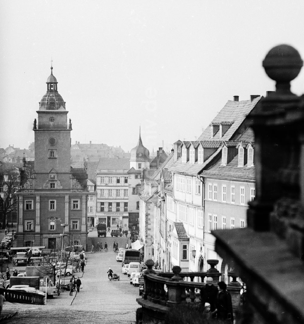 DDR-Fotoarchiv: Gotha - Altstadt mit Marktplatz in Gotha in Thüringen in der DDR