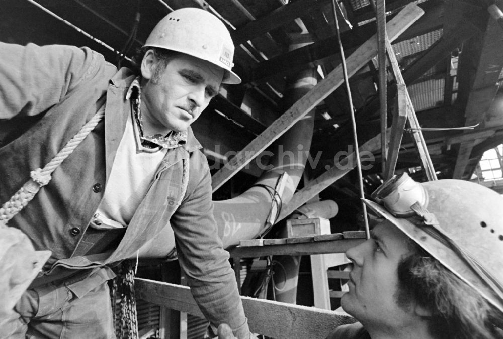 Boxberg/Oberlausitz: Arbeiter einer Brigade im Kraftwerk Boxberg