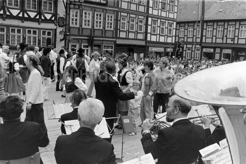DDR-Fotoarchiv: Wernigerode - 21. Arbeiterfestspiele in Wernigerode in der DDR