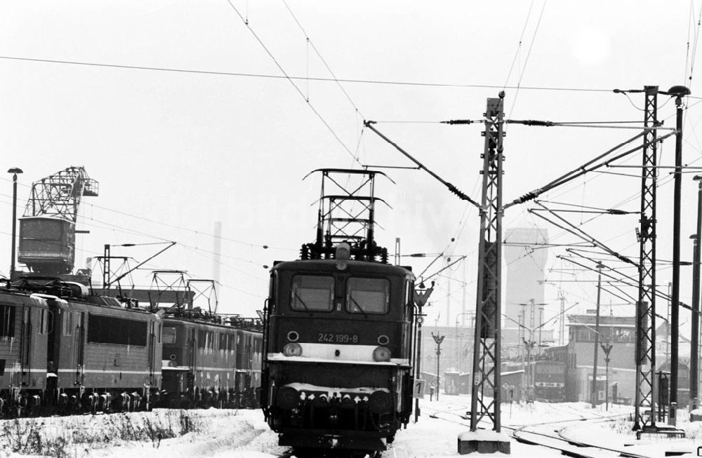 DDR-Fotoarchiv: - Aufnahmen Bahnhof Seddin Umschlagnummer: 7166