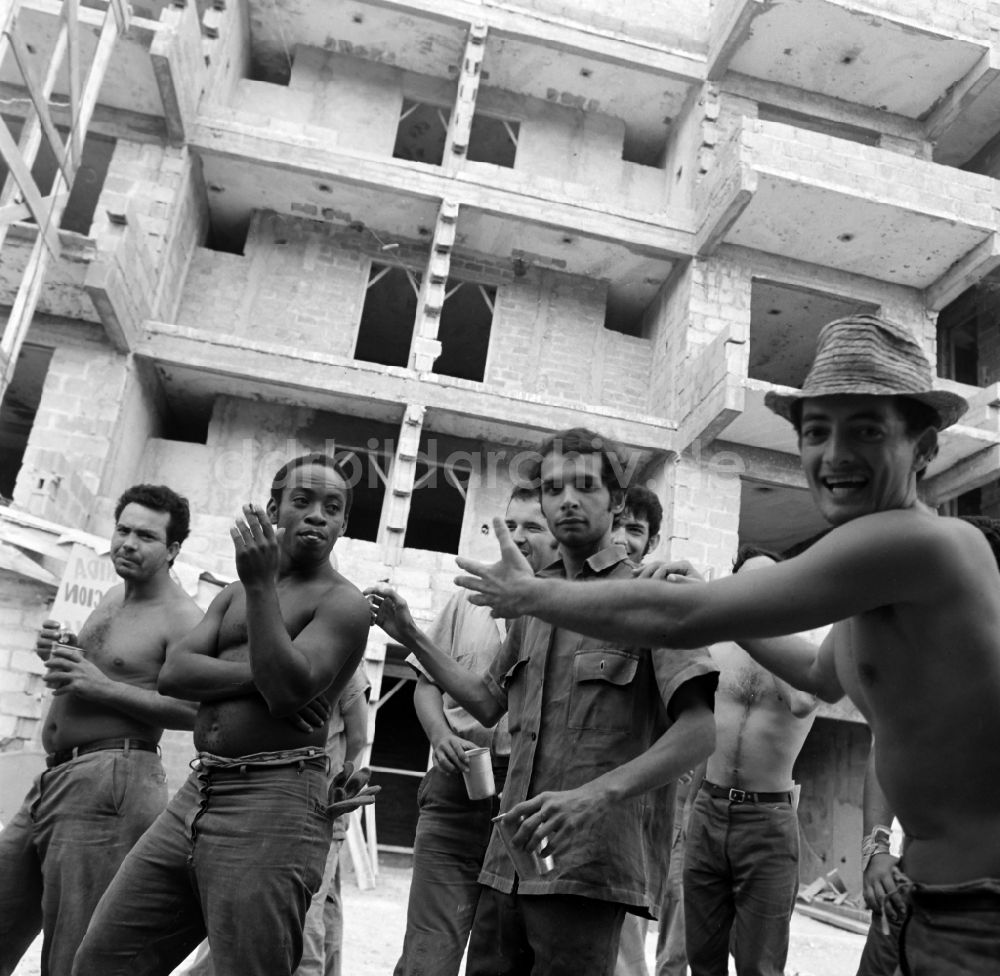 DDR-Fotoarchiv: Havanna - Baustelle in Havanna in Kuba