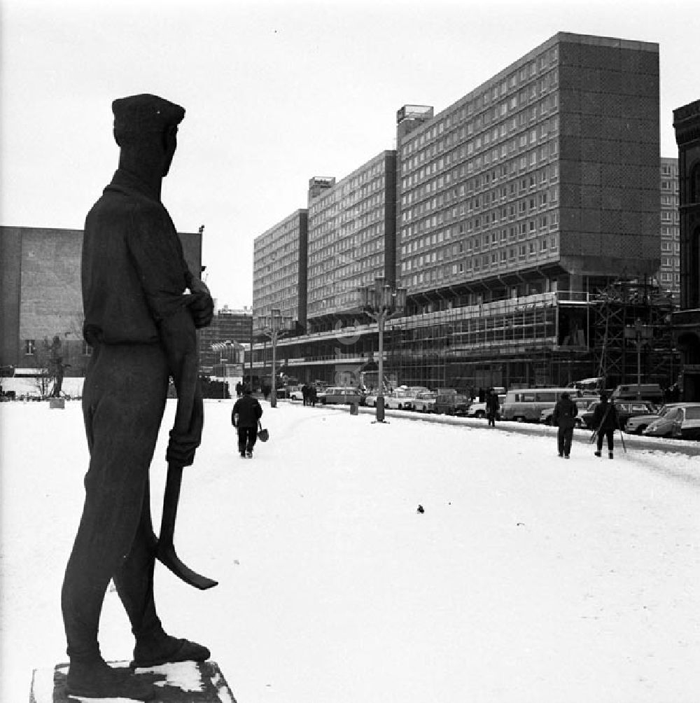 DDR-Fotoarchiv: Berlin - Baustelle Stadtzentrum Berlin Mitte