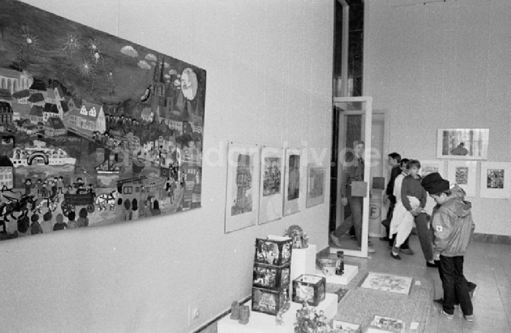 DDR-Fotoarchiv: Berlin Mitte - Berlin - Eröffnung der Galerie der Freundschaft im Alten Museum Mit General Aurich und General Posse Foto: Bonitz Nr