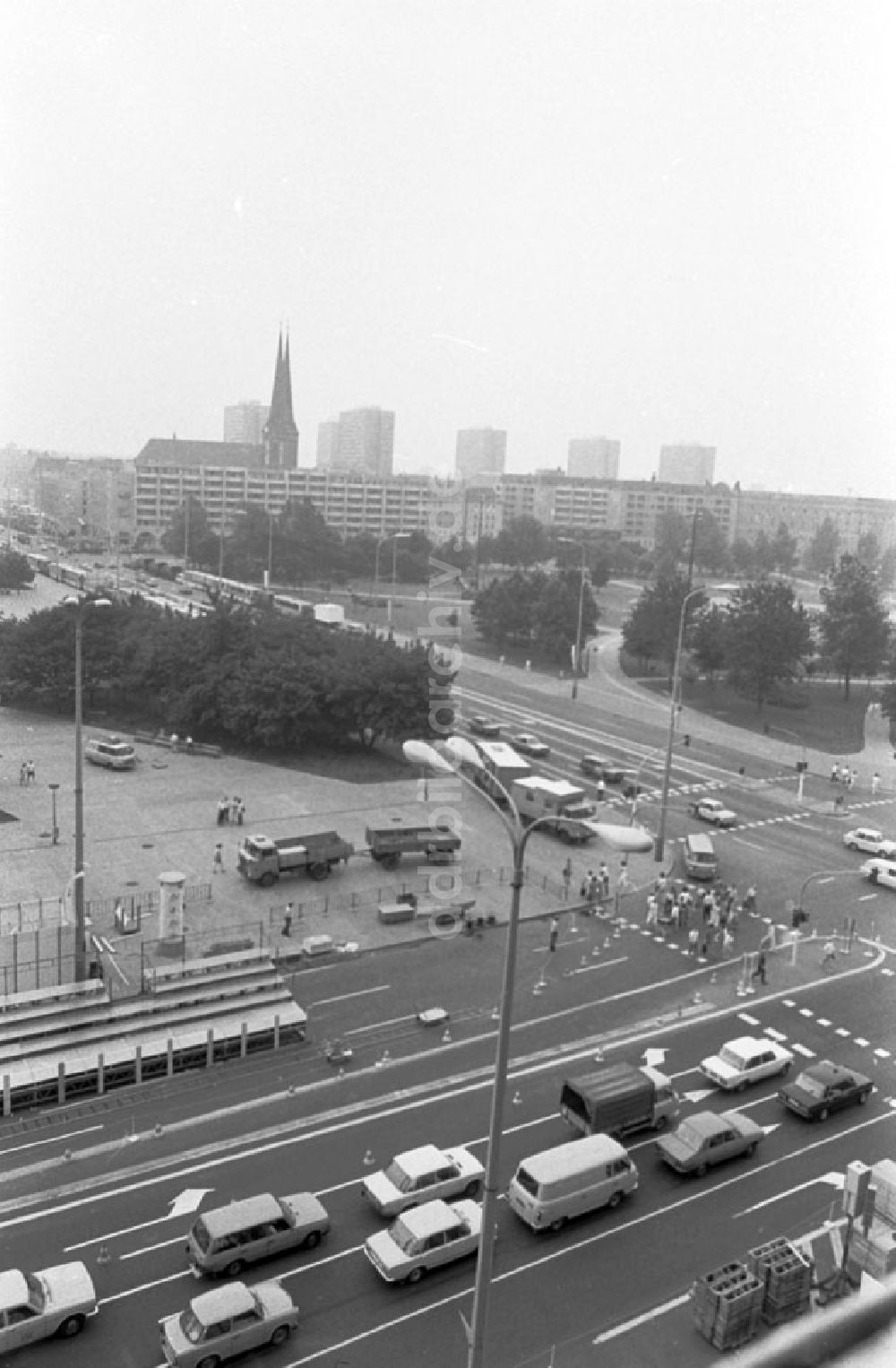 DDR-Bildarchiv: Berlin - Mitte - Berlin - Mitte Test - Festumzug Foto: Lenke Nr. 760