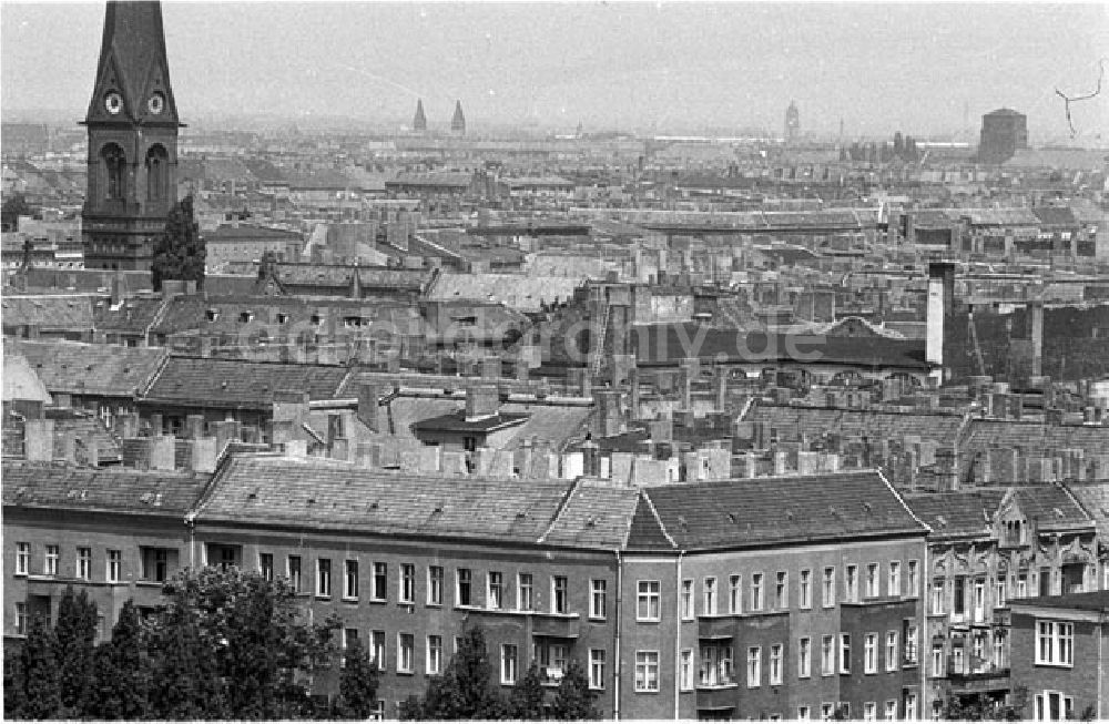 DDR-Bildarchiv: Berlin - Berlin Panorama Stadtberg Prenzlauerberg - Mitte Foto: Bonitz Nr.: 633