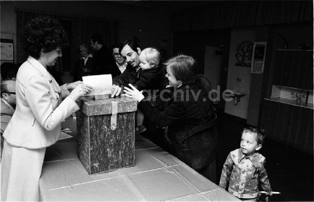 DDR-Bildarchiv: Berlin - Berlin Wahlen 1979 Foto: Bonitz Nr.: 497