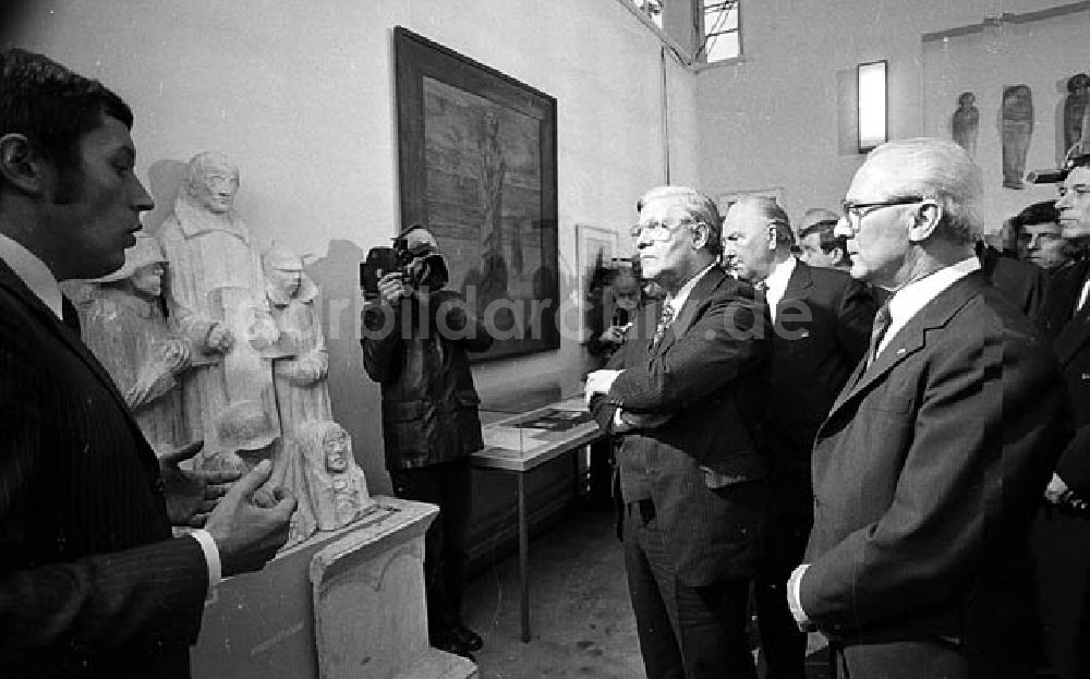 DDR-Fotoarchiv: Güstrow (Mecklenburg-Vorpommern) - Besuch von Bundeskanzler Helmut Schmidt in der DDR