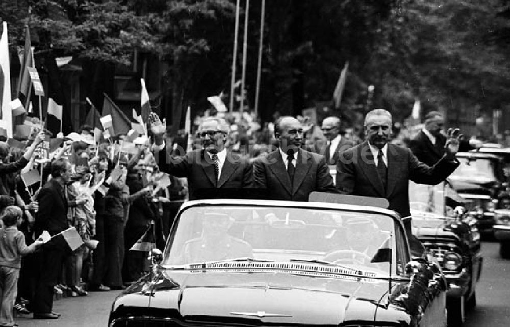 DDR-Fotoarchiv: Warschau (Polen) - Besuch Honeckers in Polen Umschlagnr.: 563 Foto: Lange
