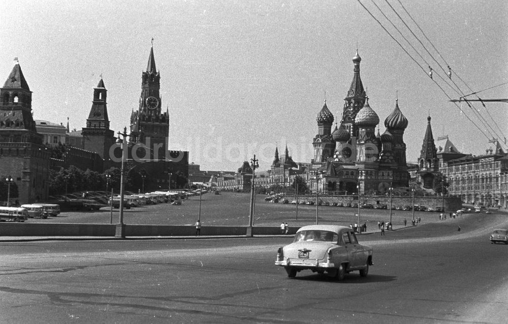 DDR-Bildarchiv: Moskau - Blick auf den Roten Platz in Moskau