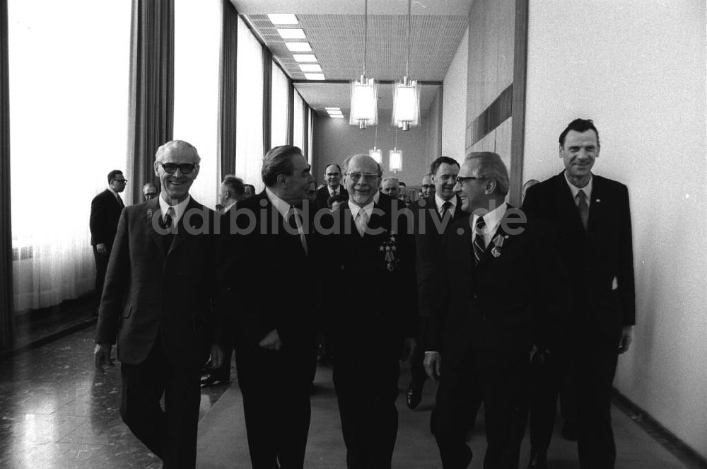 DDR-Bildarchiv: Berlin - Brechnew im Staatsrat der DDR in Berlin
