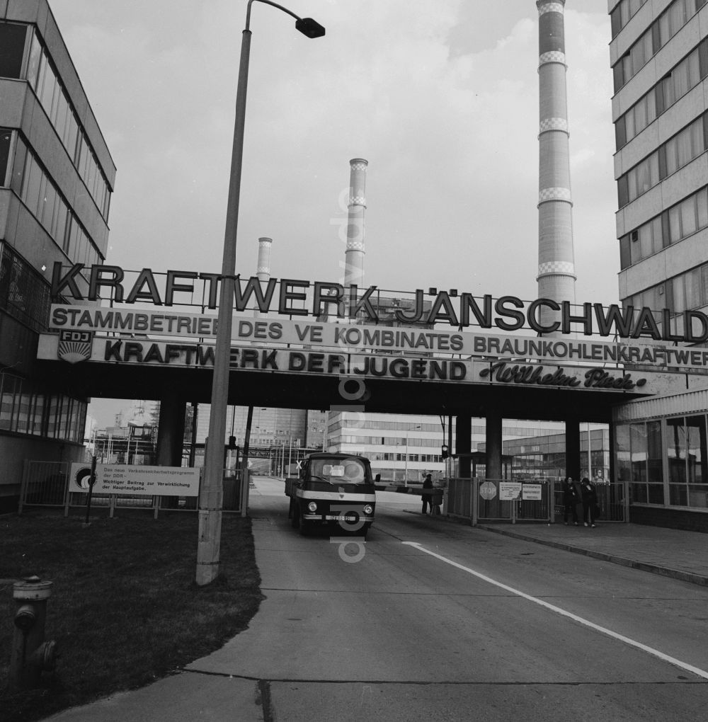 DDR-Bildarchiv: Jänschwalde - Das Kraftwerk Jänschwalde in Brandenburg