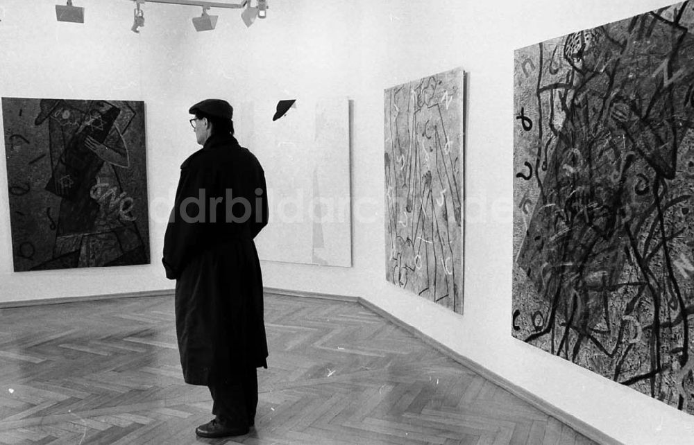 DDR-Bildarchiv: Berlin / Pankow - 03.02.92 Davids-Ausstellung in der Galerie Pankow