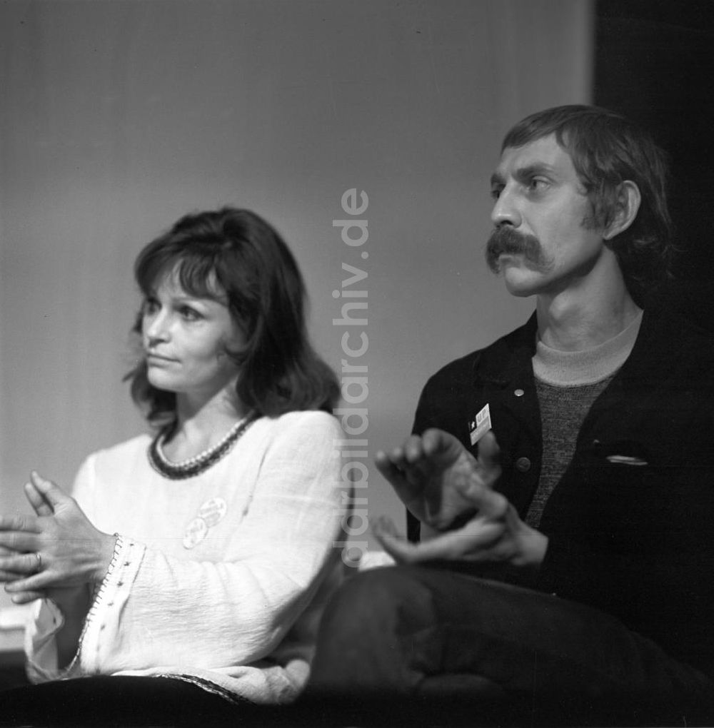 Berlin: DDR - Angelica Domröse und Wolf Biermann 1973
