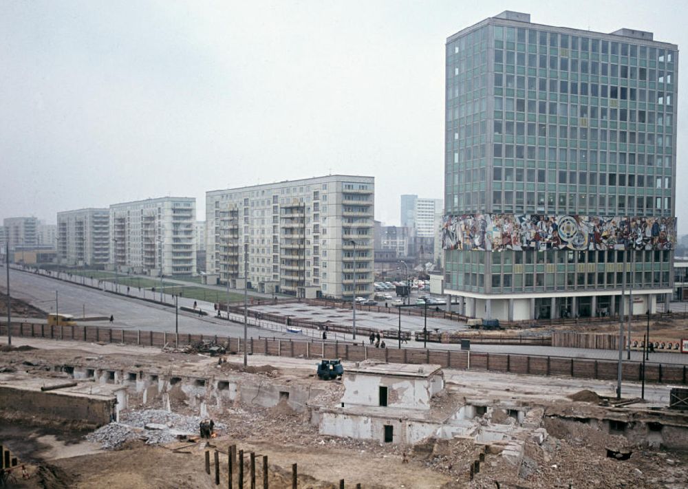 Berlin: DDR - Baustelle Alexanderplatz 1967