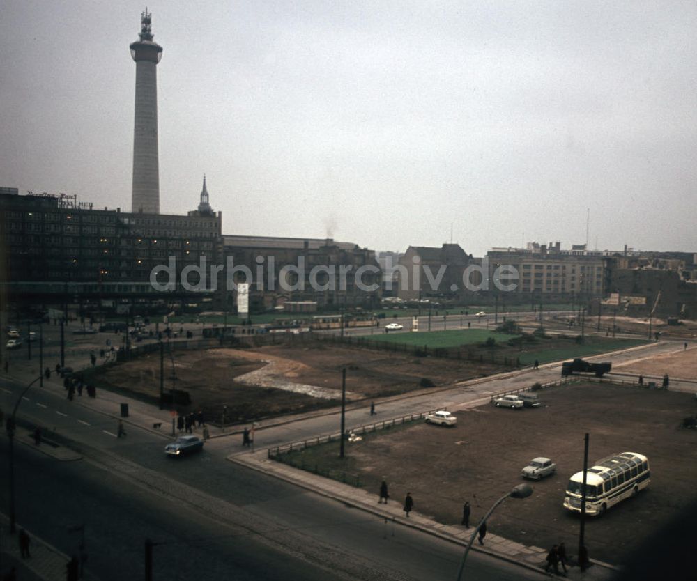 DDR-Bildarchiv: Berlin - DDR - Baustelle Alexanderplatz 1967