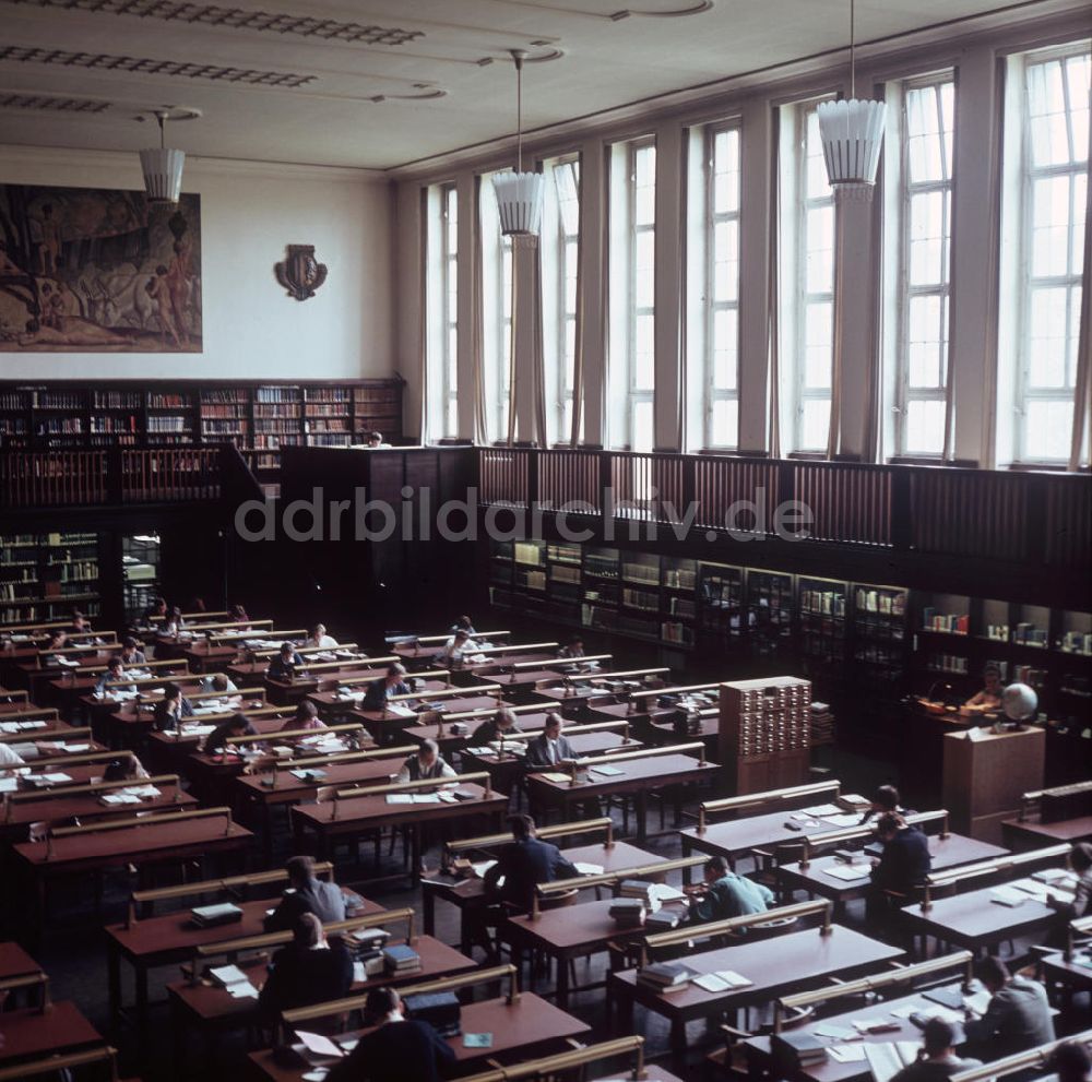 Leipzig: DDR - Deutsche Bücherei in Leipzig 1966