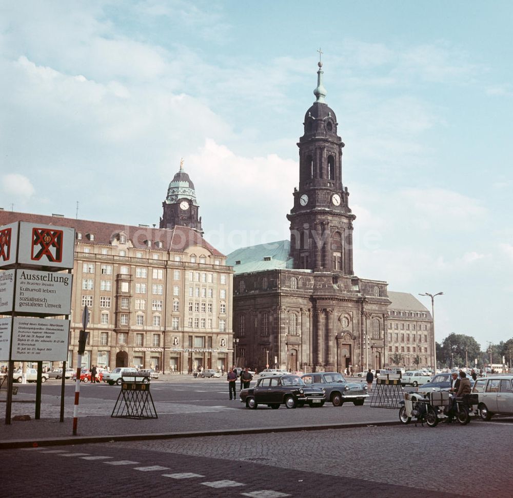 DDR-Bildarchiv: Dresden - DDR - Dresden Altstadt 1969