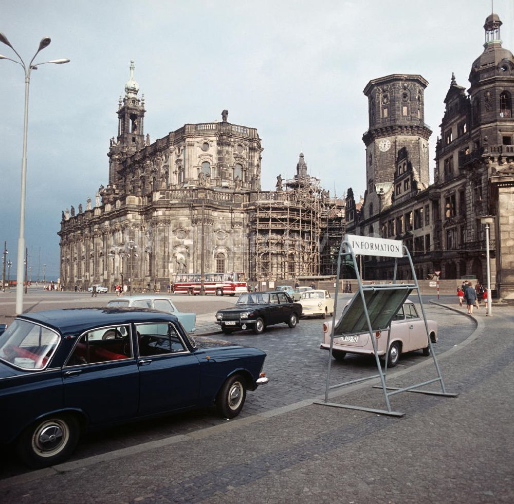 DDR-Fotoarchiv: Dresden - DDR - Dresden Altstadt 1969