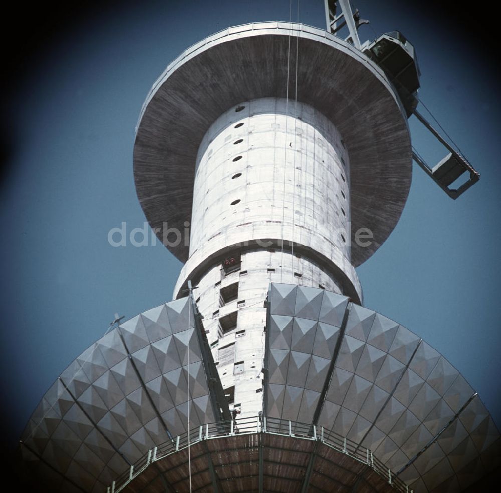 Berlin: DDR - Fernsehturm Berlin 1968