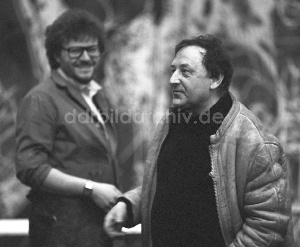 DDR-Fotoarchiv: Berlin - DDR - Hans Brockhage und Gregor-Torsten Kozik 1985