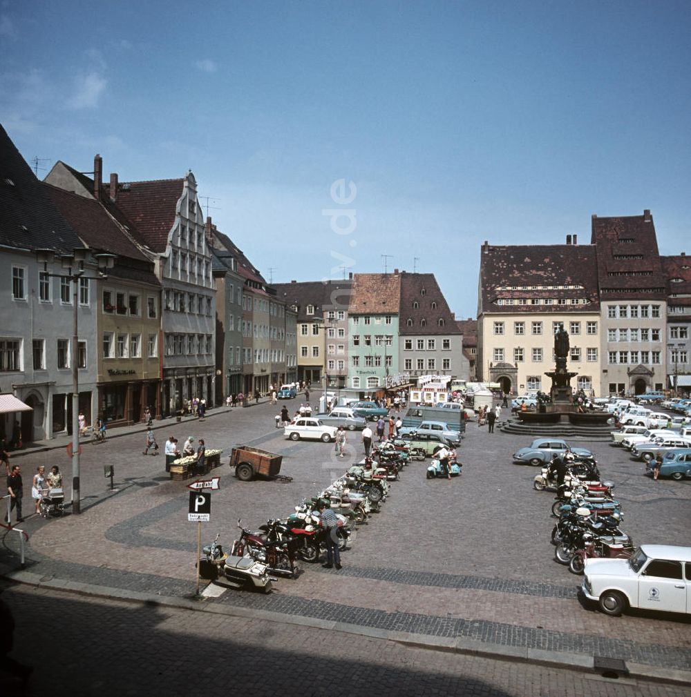 DDR-Fotoarchiv: Freiberg - DDR - Marktplatz Freiberg 1969