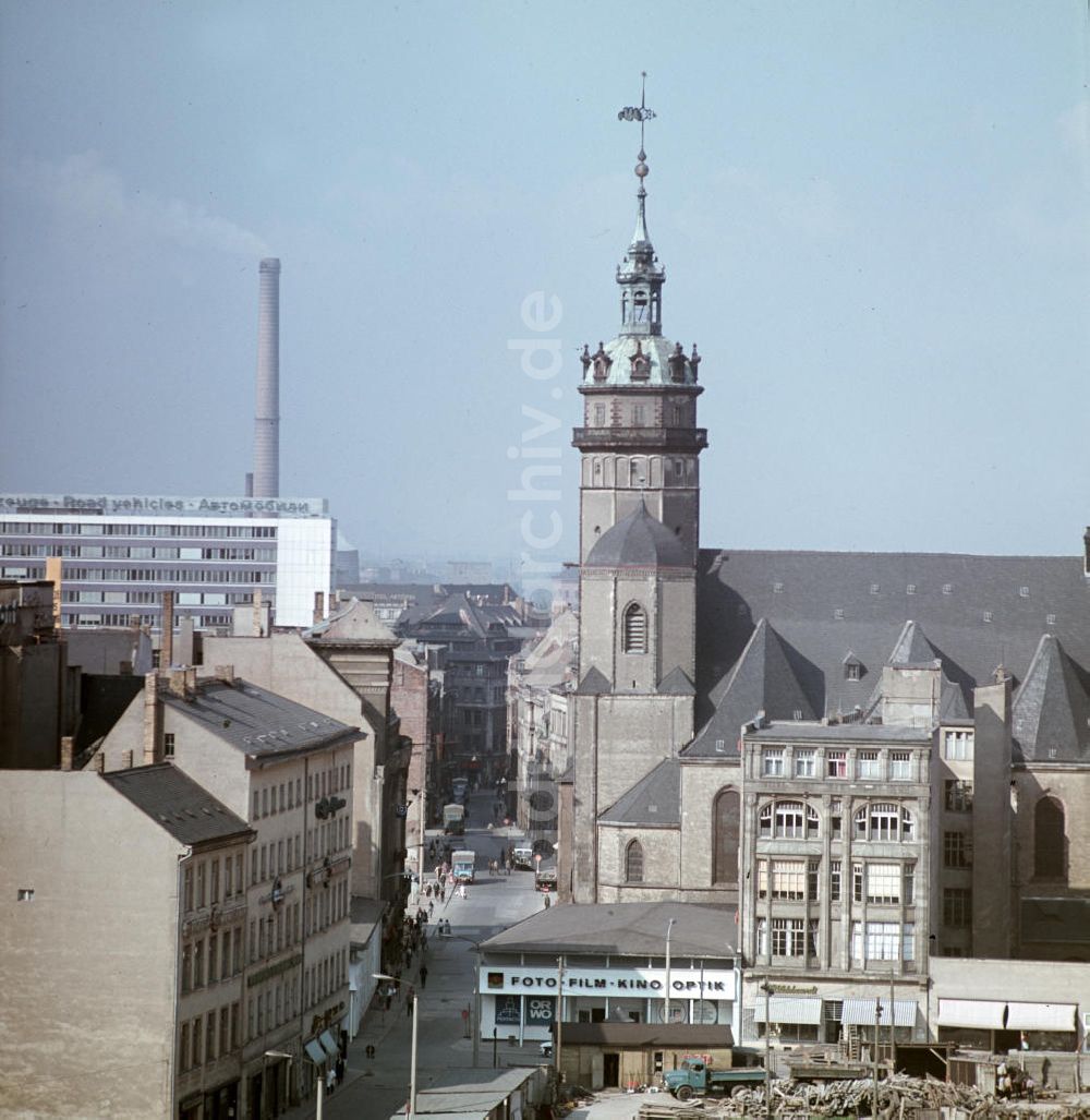 DDR-Bildarchiv: Leipzig - DDR - Nikolaikirche Leipzig 1968