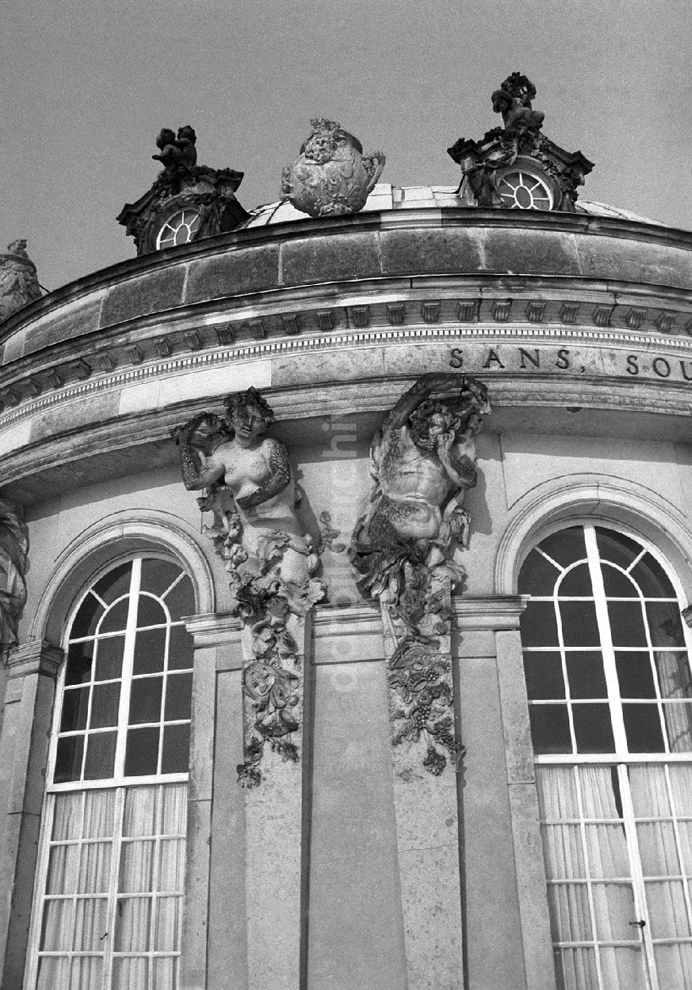 Potsdam: DDR - Schloss Sanssouci 1986