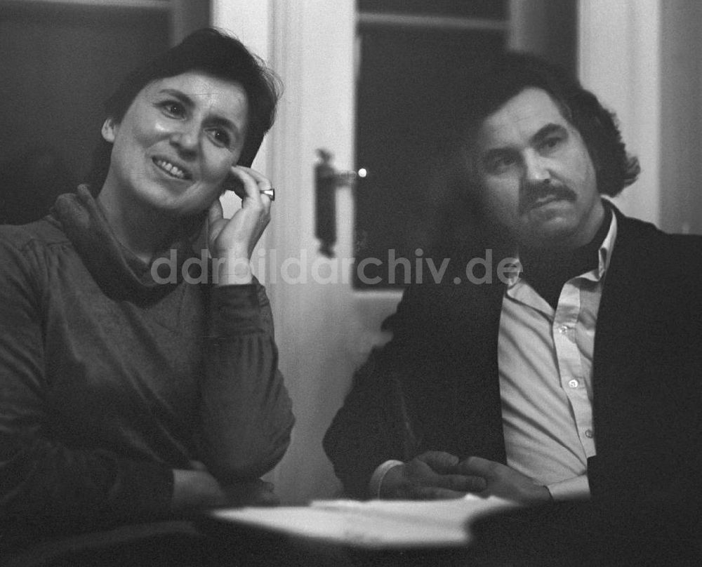 DDR-Bildarchiv: Berlin - DDR - Ulrich und Charlotte Grasnick 1984