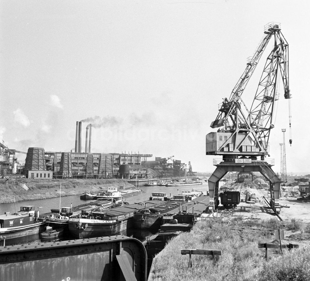 DDR-Fotoarchiv: Magdeburg - Der Industrie- und Gewerbepark in Magdeburg - Rothensee