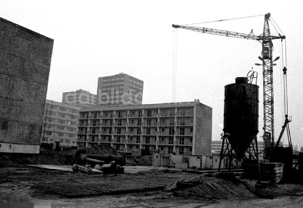 Berlin: Dezember 1973 Neubaugebiet in Berlin.