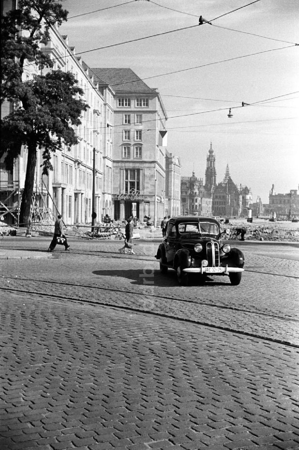 DDR-Fotoarchiv: Dresden - Dresden 1957, Alter Markt