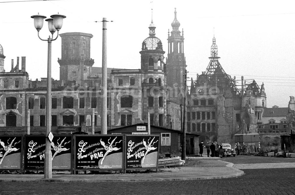 DDR-Fotoarchiv: Dresden - Dresden 1957, Stadtschloss