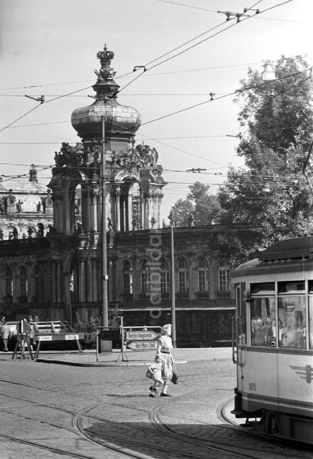 DDR-Fotoarchiv: Dresden - Dresden 1957, Zwinger