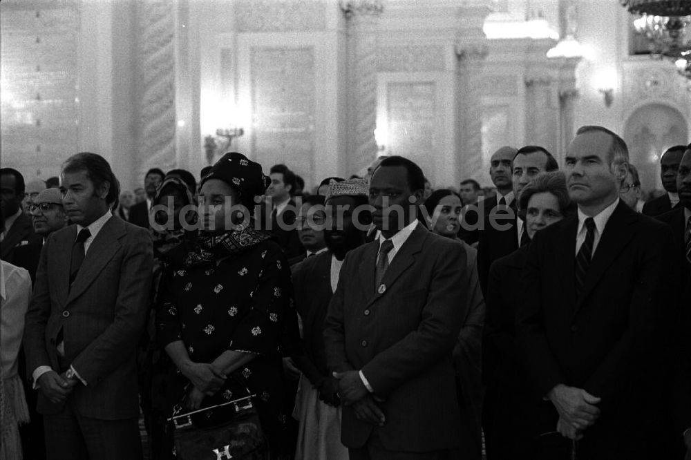 DDR-Fotoarchiv: Moskau - Empfang der Delegationen aus verschiedene Länder im Kreml in Moskau