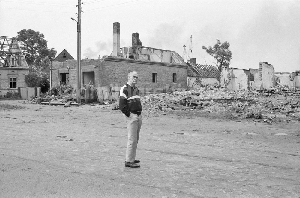 DDR-Fotoarchiv: Groß Lübbenau - Entsiedeltes Tagebaugelände in Groß Lübbenau in der DDR