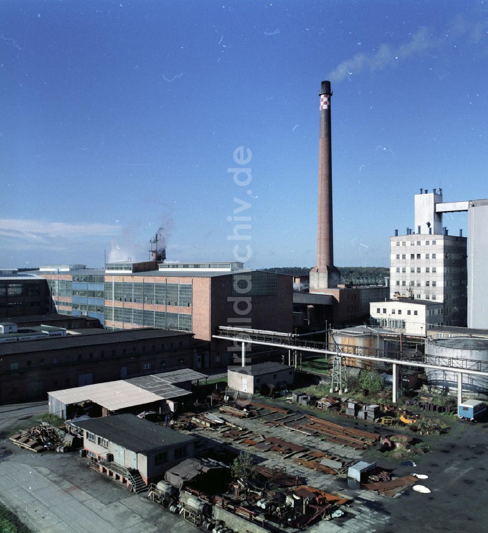 DDR-Fotoarchiv: Güstrow - Fabrikgelände VEB Zuckerrübenfabrik Güstrow
