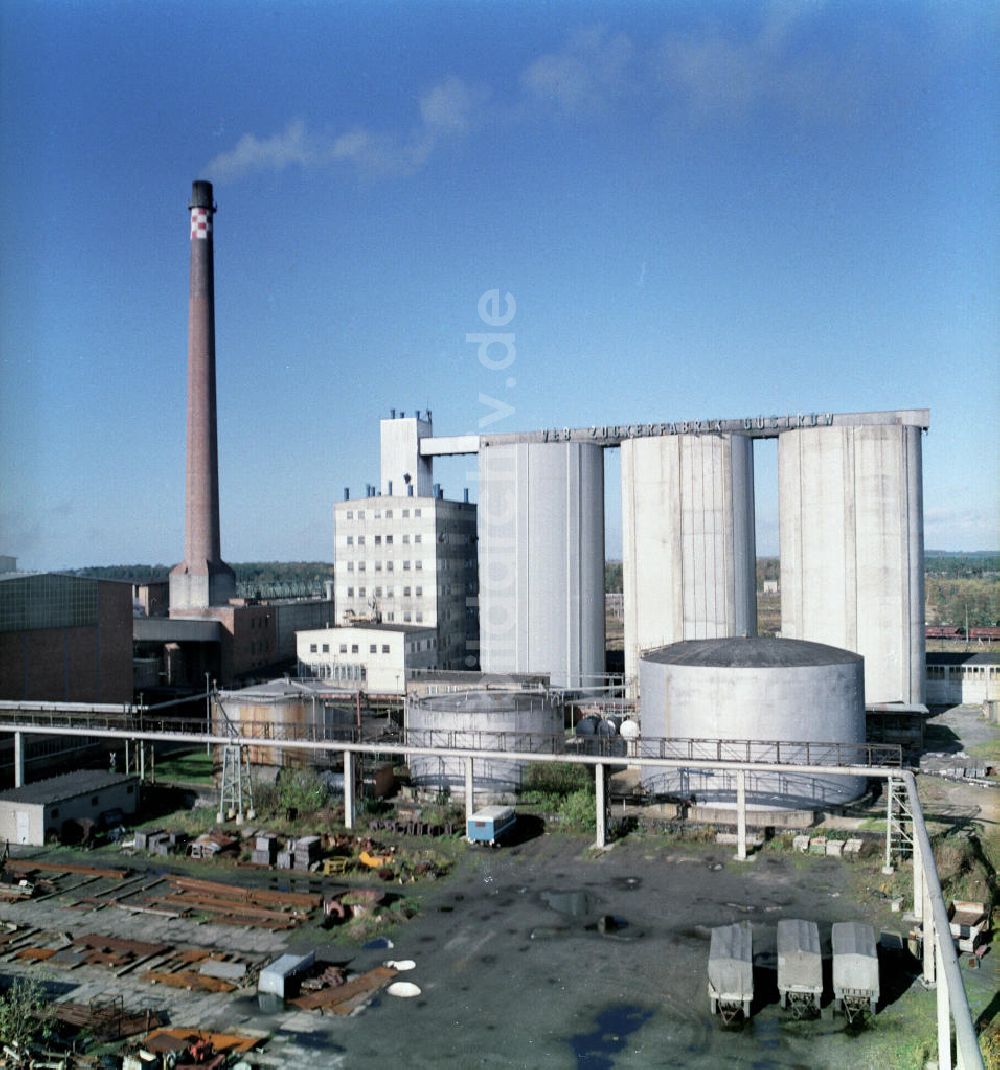 DDR-Bildarchiv: Güstrow - Fabrikgelände VEB Zuckerrübenfabrik Güstrow