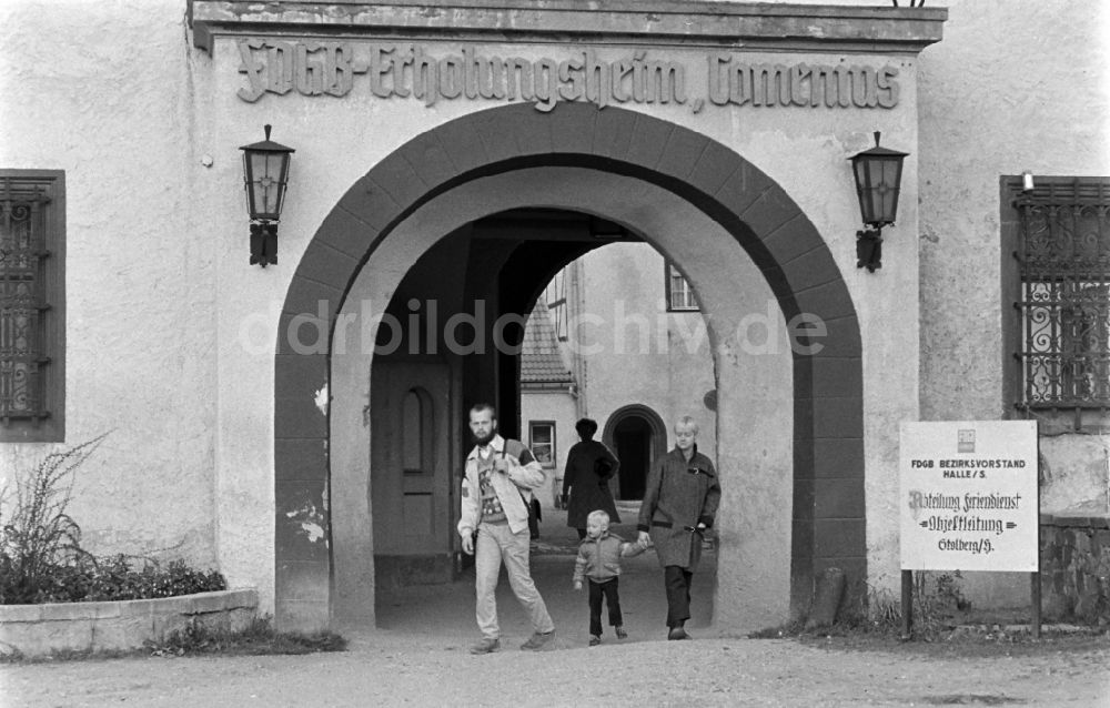 Stolberg (Harz): FDGB Ferienheim Comenius im Schloss Stolberg (Harz) in der DDR