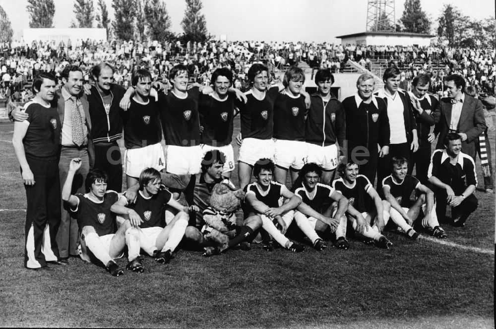 Berlin: Fußballmannschaft BFC Dynamo in Berlin in der DDR