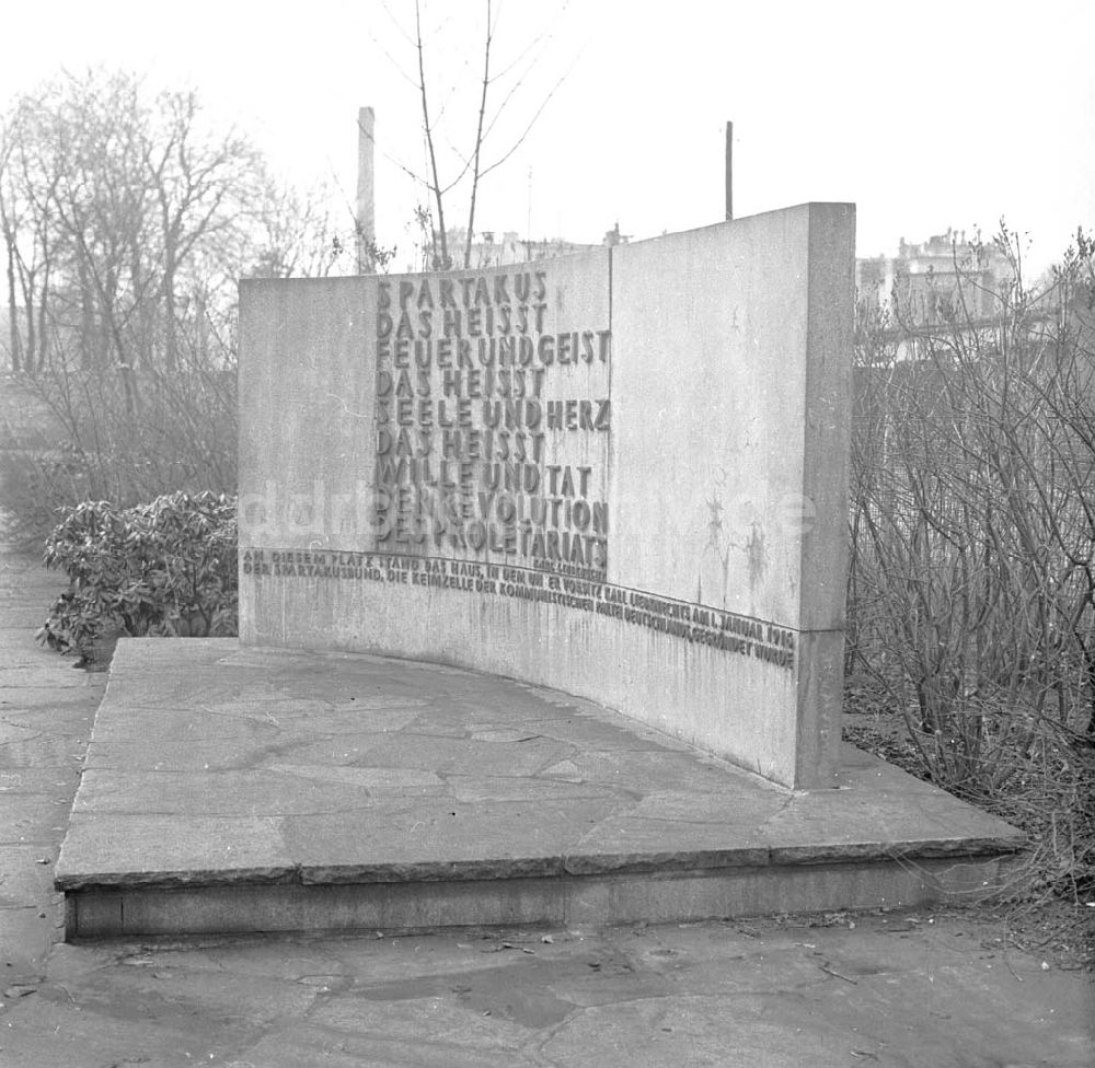 DDR-Fotoarchiv: Berlin - Gedenkstätte Chausseestrasse 121 KPD