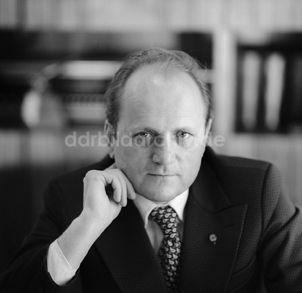 DDR-Bildarchiv: Berlin - Mitte - Günter Sarge - Präsident des Obersten Gerichts der DDR in Berlin