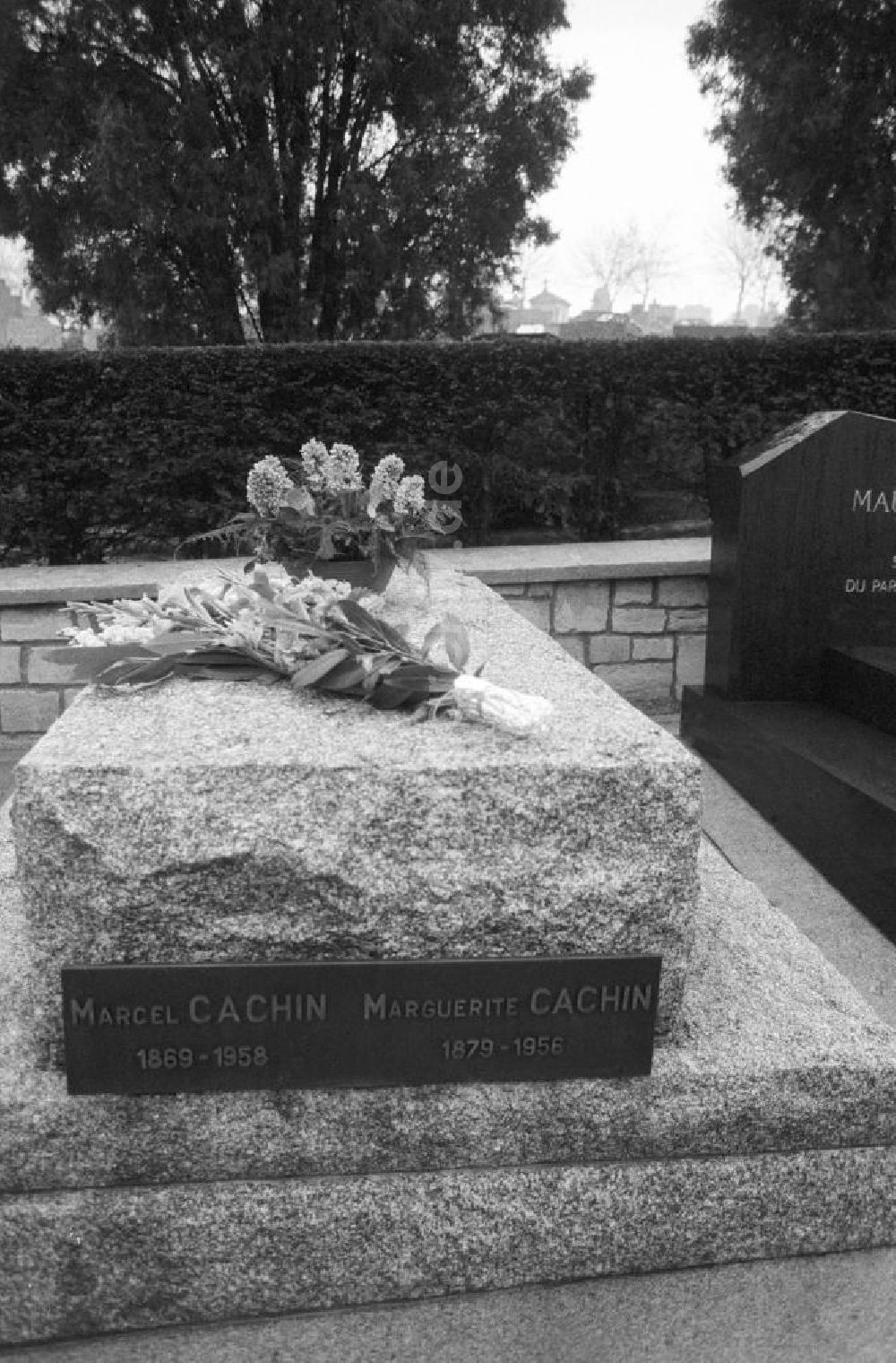 DDR-Bildarchiv: Paris - Grab von Marcel Cachin auf dem Friedhof Pere Lachaise in Frankreich-Paris