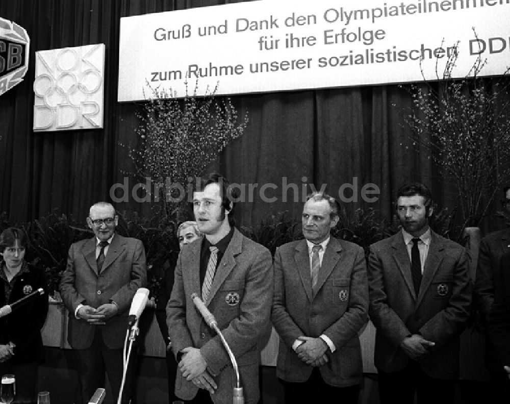 Berlin: Gruß und Dank an die Olympiasieger 1980