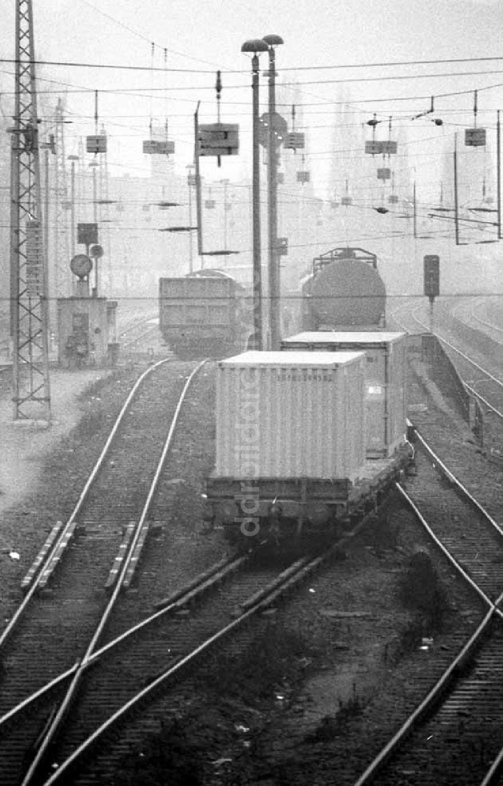 DDR-Fotoarchiv: Berlin - Güterbahnhof Pankow Berlin Foto: Winkler