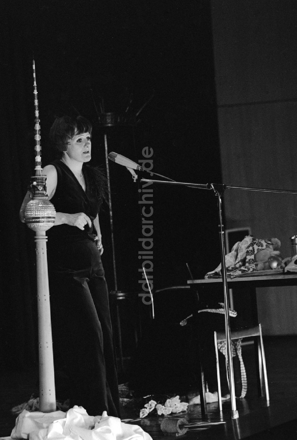 DDR-Fotoarchiv: Leipzig - Helga Hahnemann (1937 - 1991) in Leipzig in Sachsen in der DDR