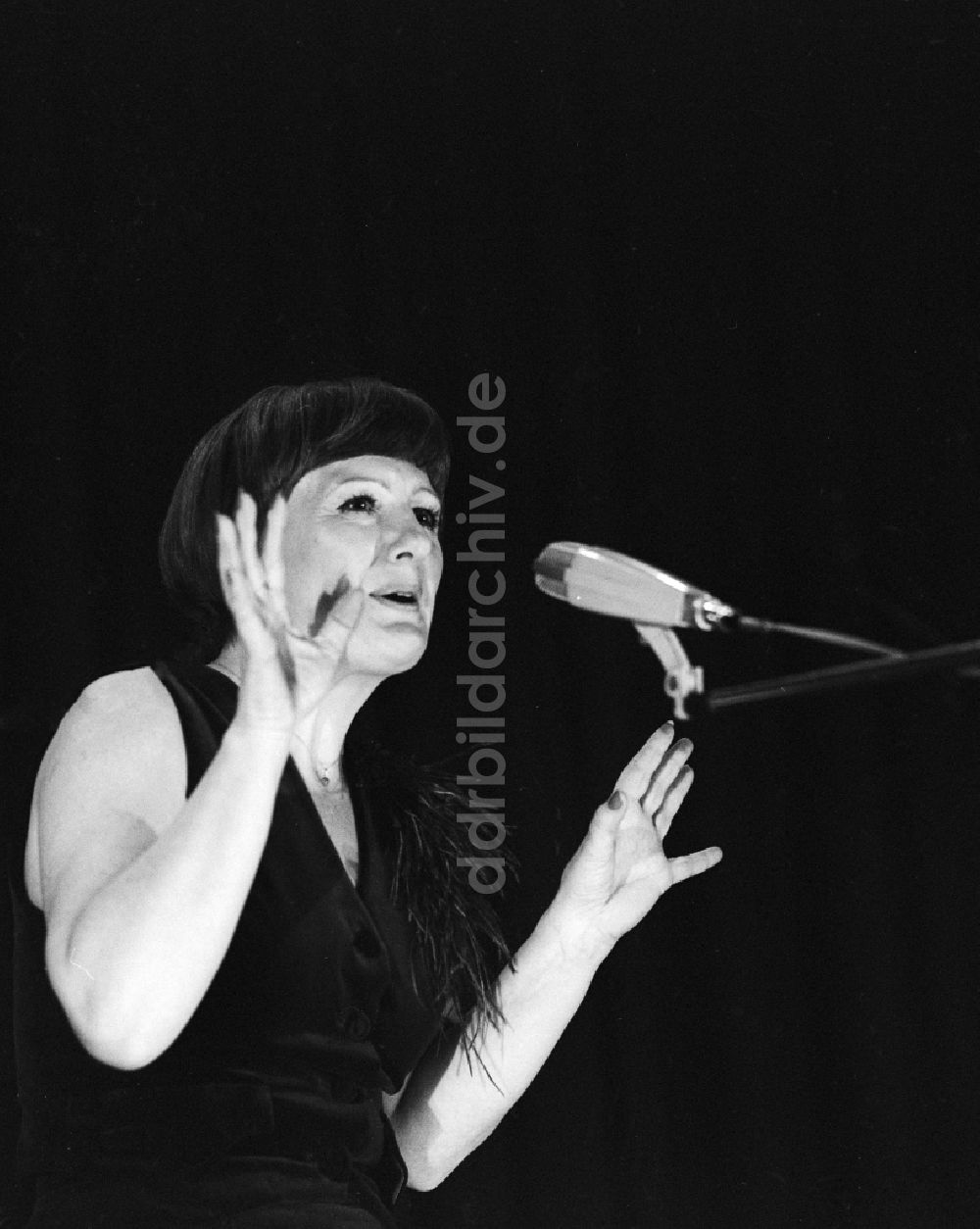 Leipzig: Helga Hahnemann (1937 - 1991) in Leipzig in Sachsen in der DDR