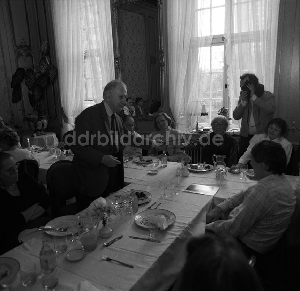 DDR-Fotoarchiv: Berlin - Herbert Sandberg 80. Geburtstag