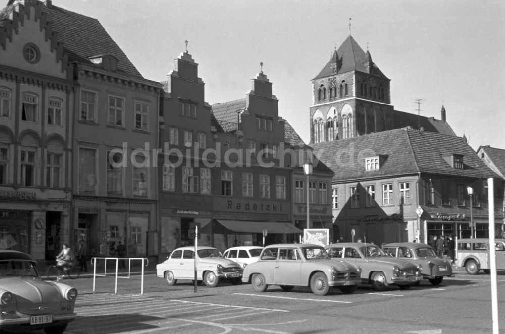 DDR-Bildarchiv: Greifswald - Historische Altstadt von Greifswald in Mecklenburg - Vorpommern
