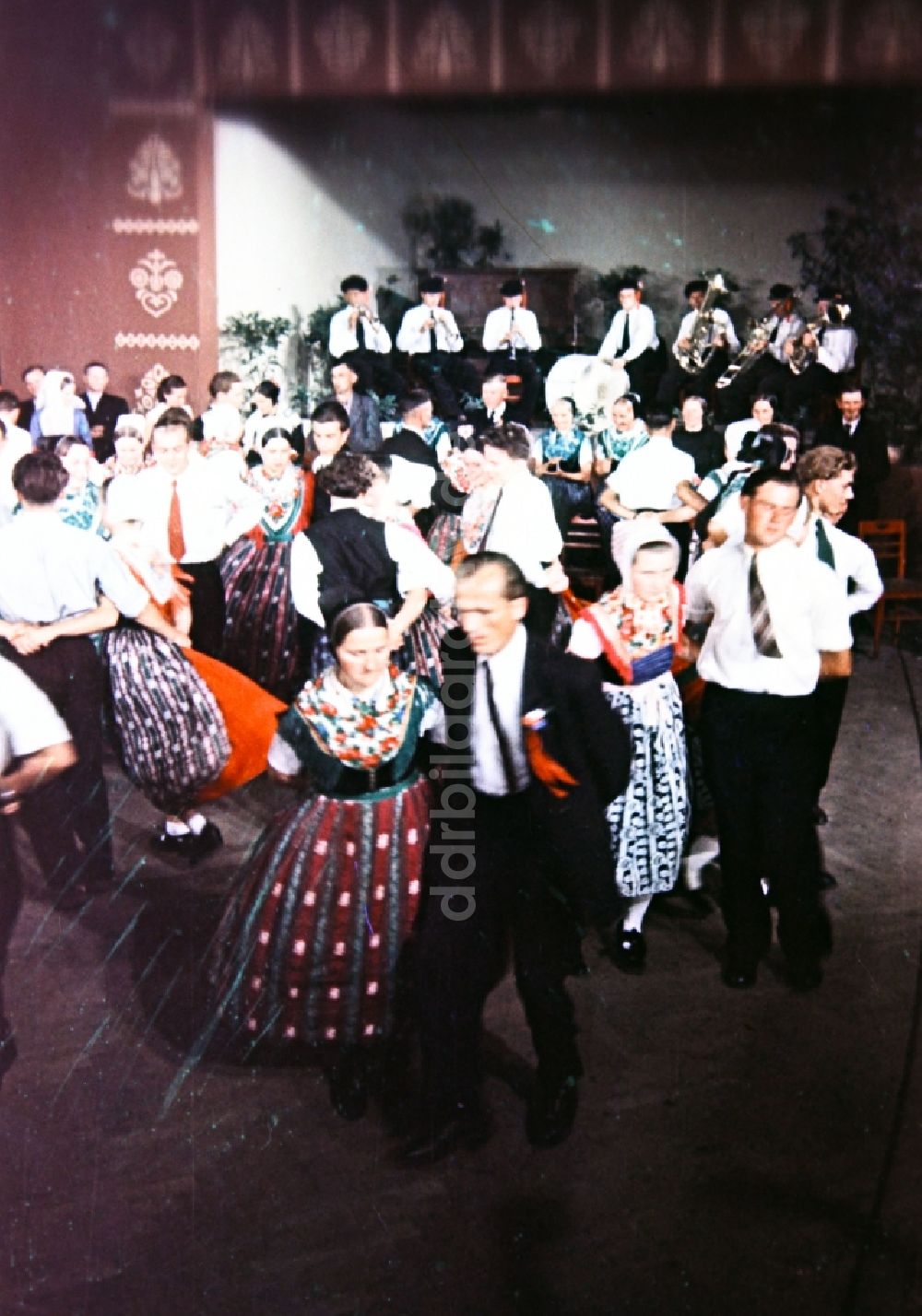 Milkel: Hochzeit sorbischer Einwohner in Milkel in Sachsen in der DDR